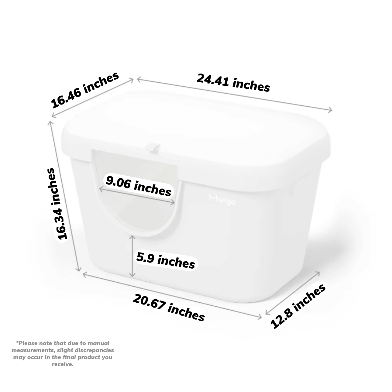 Butter Litter Box XL Set | Extra Large Litter Box with Accessories