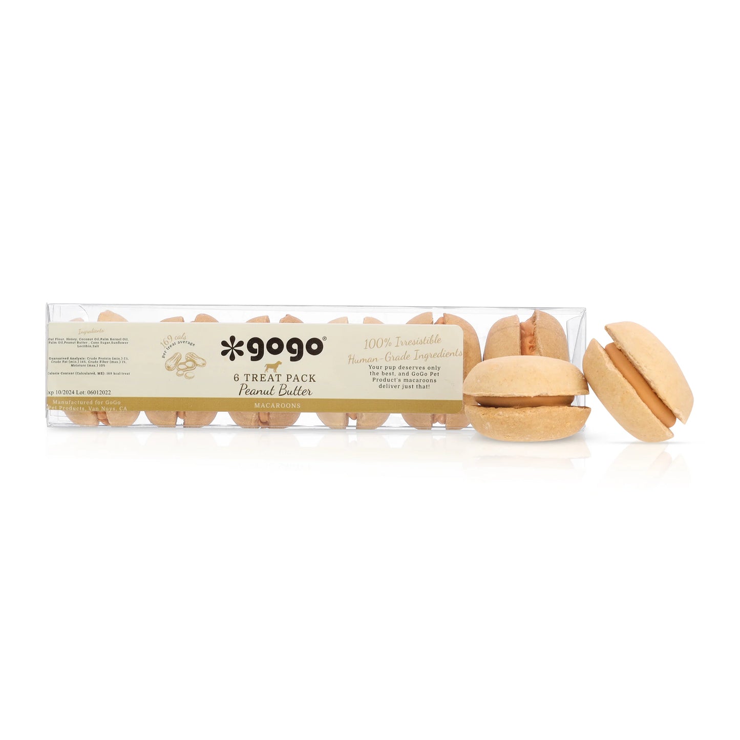 GoGo Treat Pet Macaroons - 6 Pack
