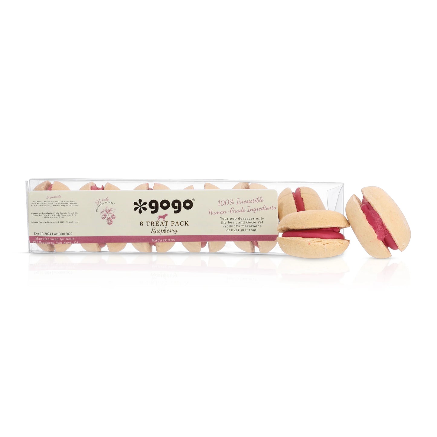 GoGo Treat Pet Macaroons - 6 Pack