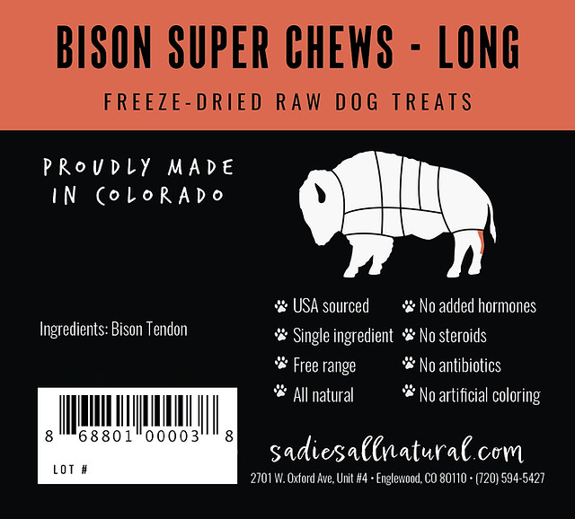 Bison Super Chews - Long