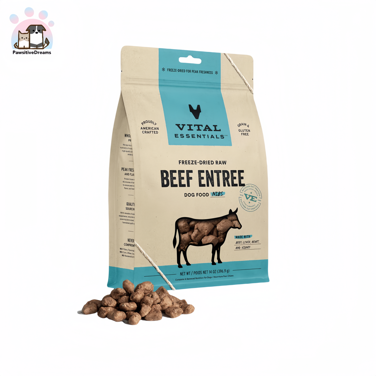 Freeze-Dried Raw Mini Nibs Dog Food
