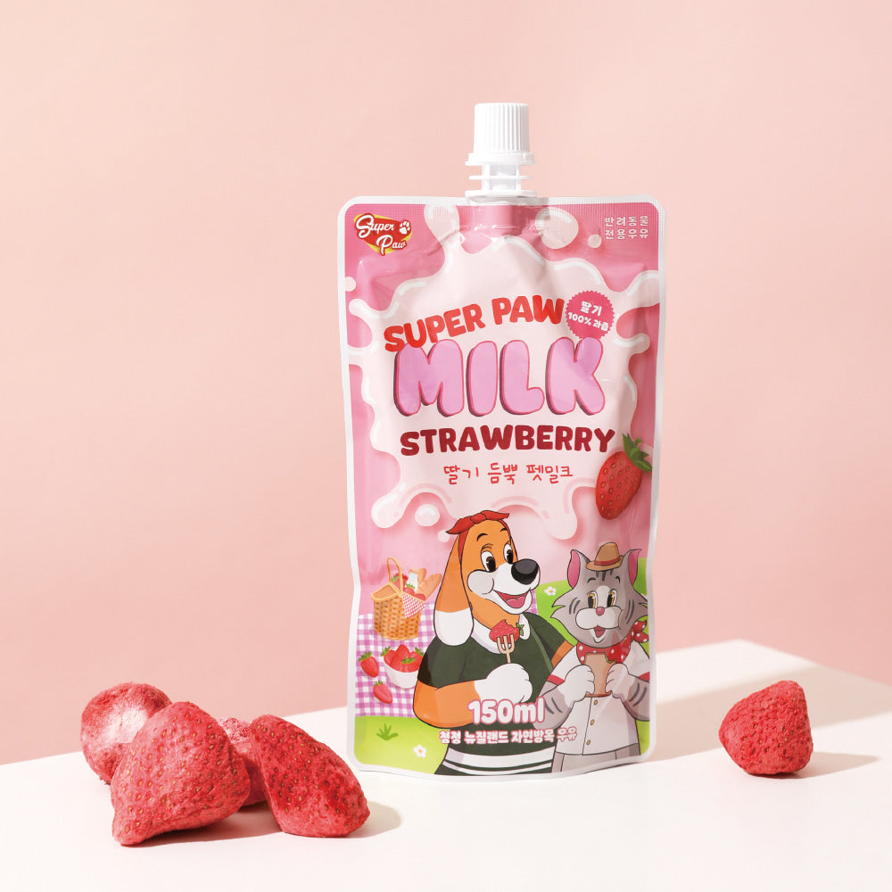 Super Paw Milk Strawberry for Dog and Cat