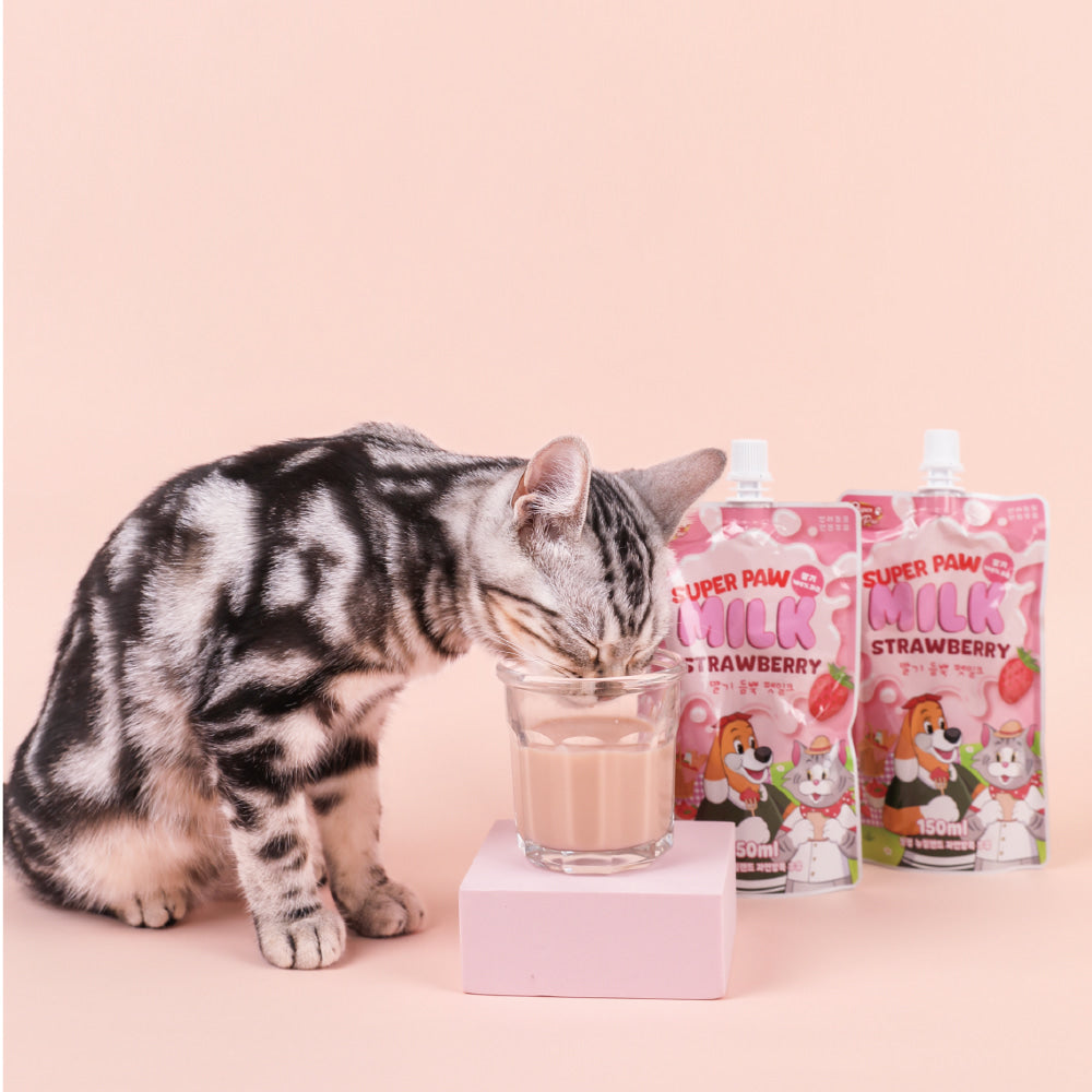 Super Paw Milk Strawberry for Dog and Cat