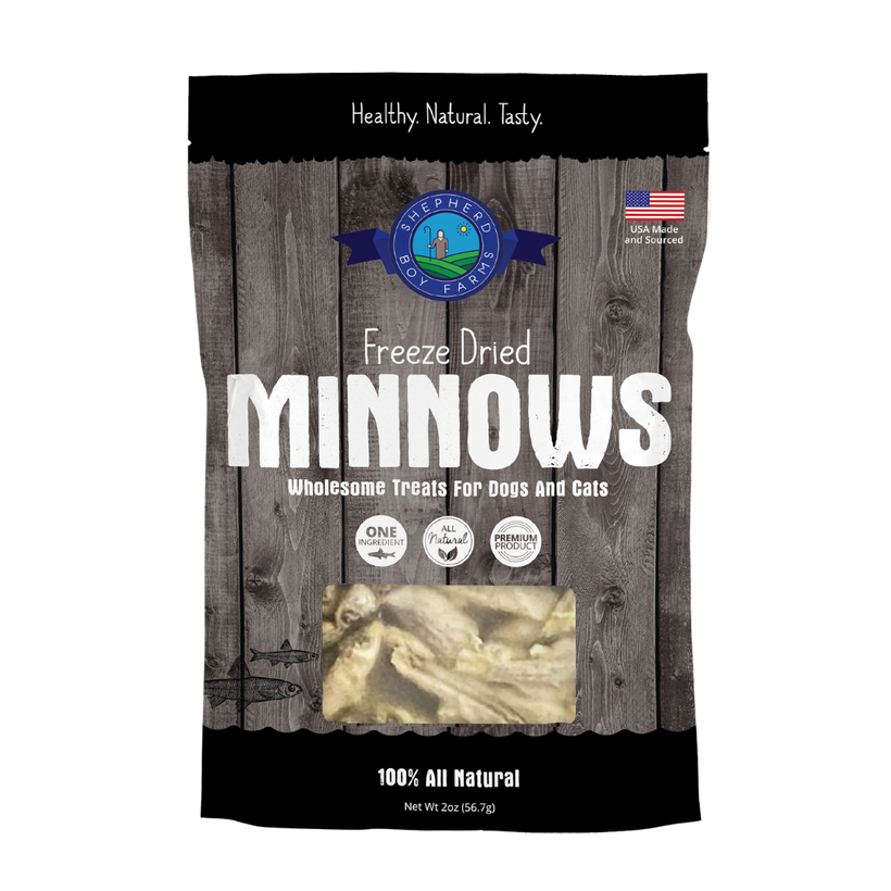 Freeze Dried Minnow Treats