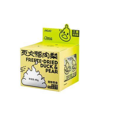 Duck & Pear Freeze-Dried Pet Treats – Probiotics for Cooling & Tear Stain Control