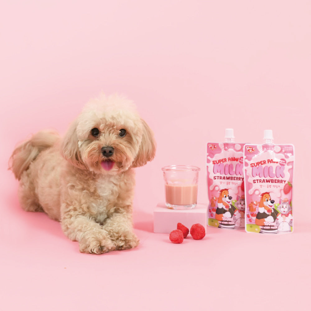 Super Paw Milk Strawberry for Dog and Cat