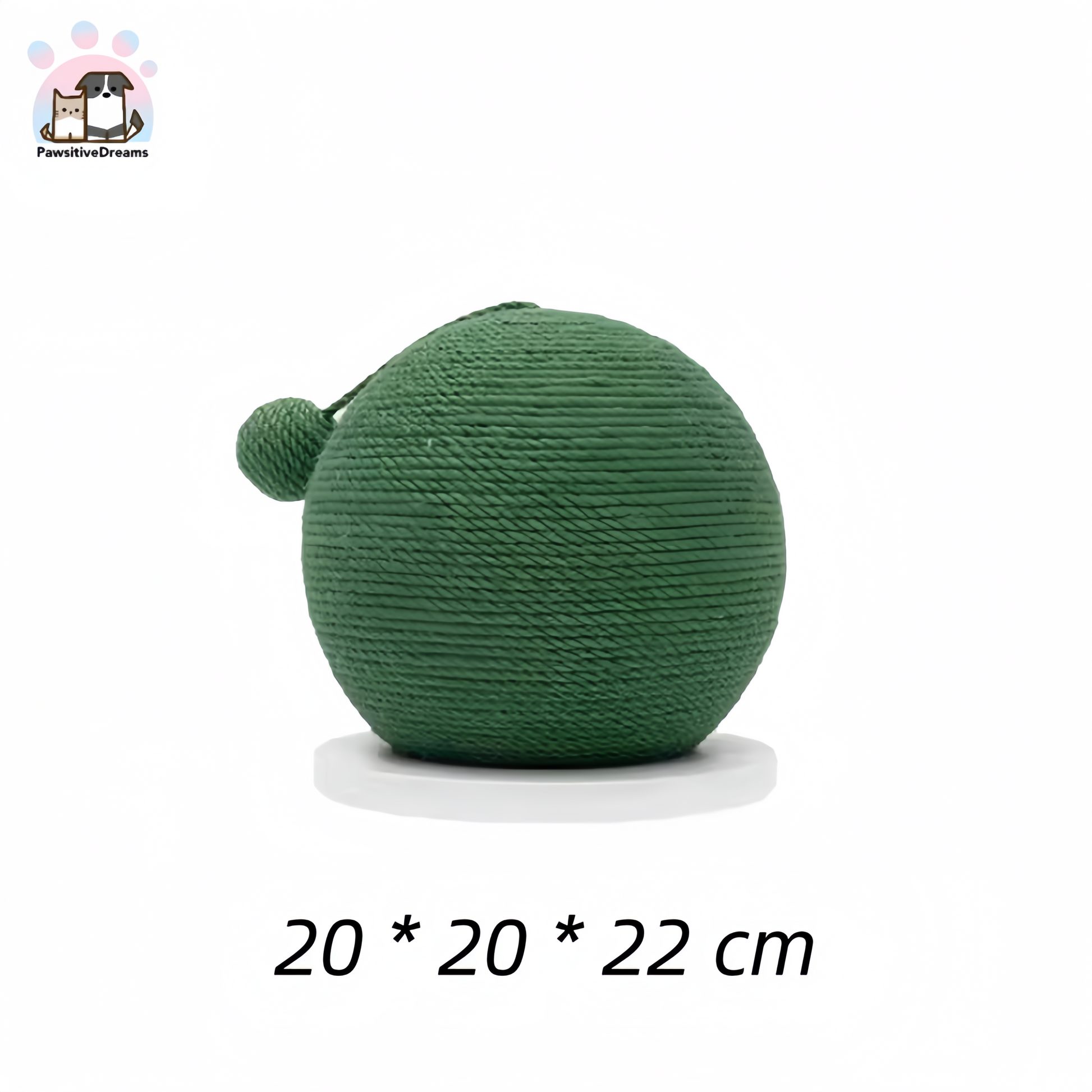 ZEZE Cactus-Shaped Spherical Cat Scratching Ball, Self-Entertaining Boredom Relief for Cats - Pawsitive Dreams