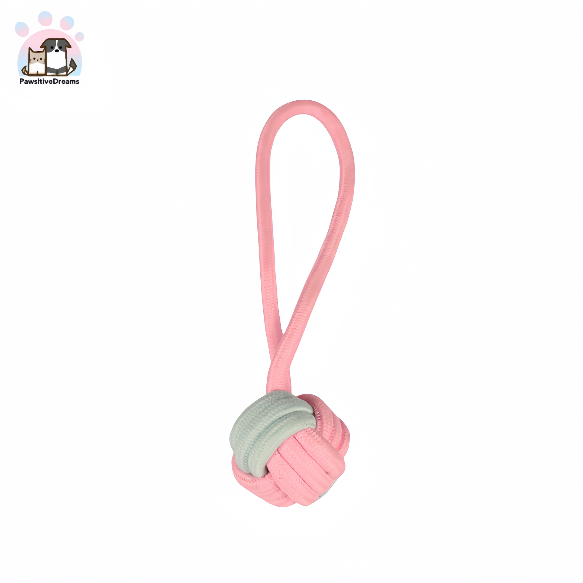 Rope Pull Toy for Boredom & Stimulating for Dogs, Durable Knotted for Biting and Teeth Cleaning - Pawsitive Dreams