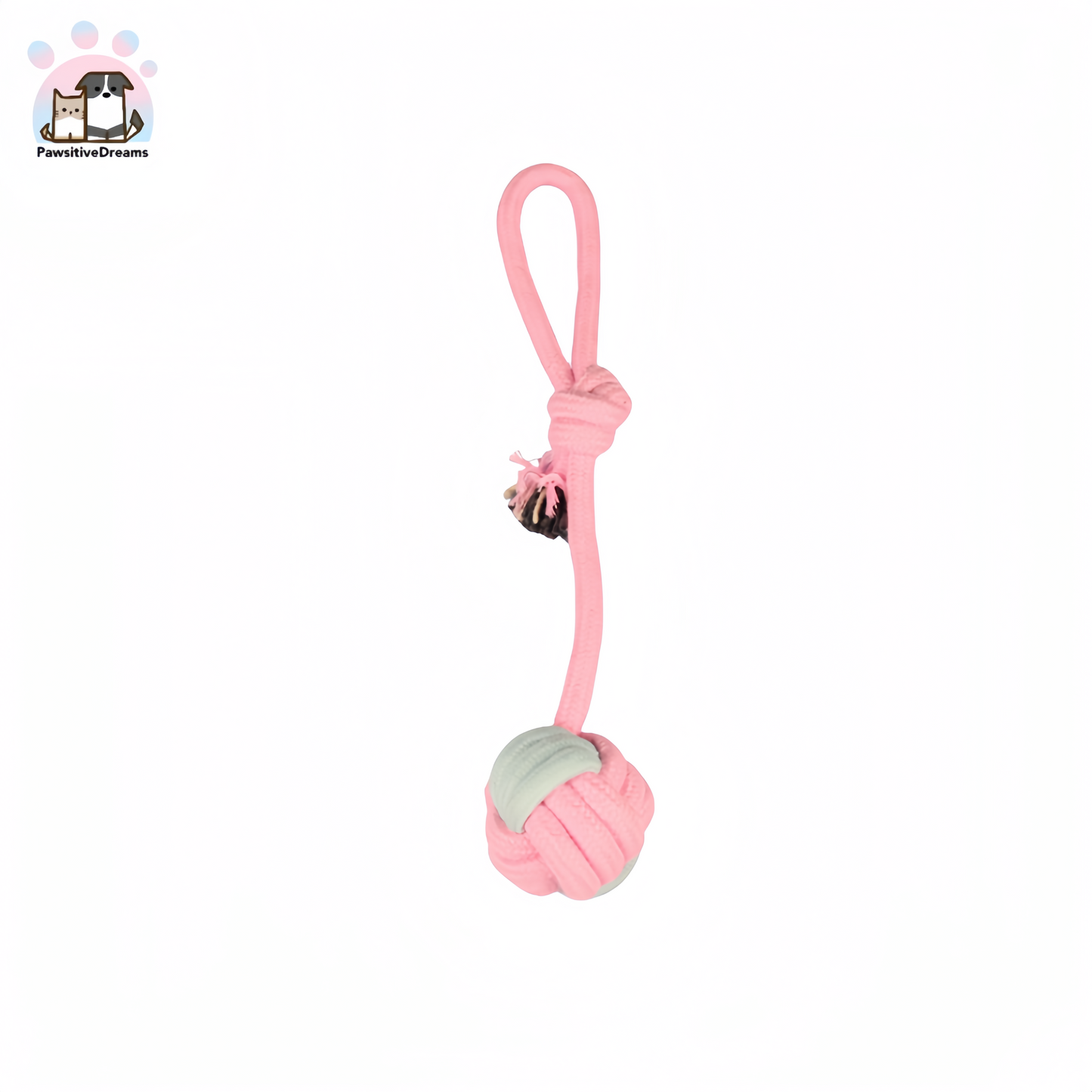 Rope Pull Toy for Boredom & Stimulating for Dogs, Durable Knotted for Biting and Teeth Cleaning - Pawsitive Dreams