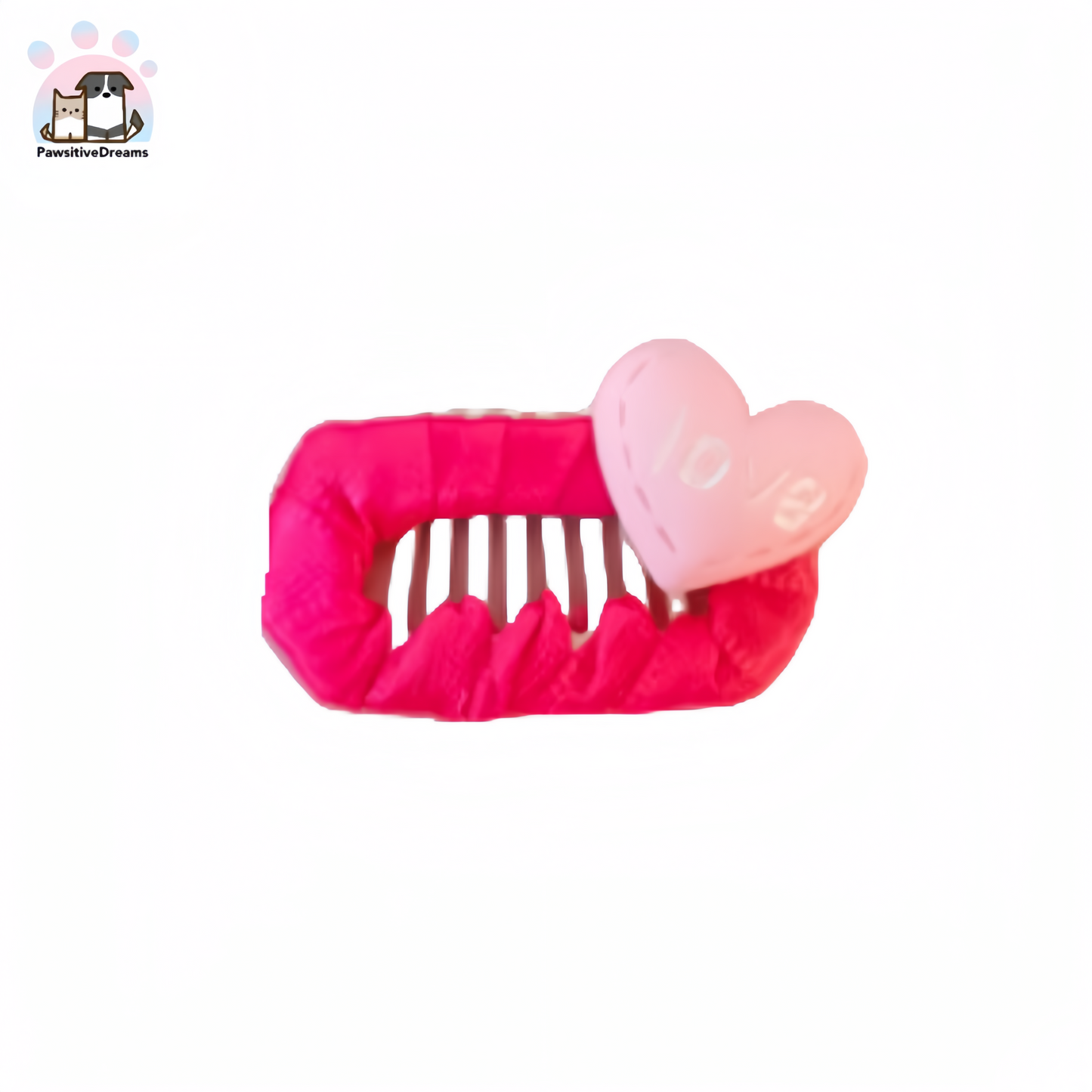 MeowSix DIY Handmade Heart Pattern Dog Mini Hair Clip For Puppy, Small Dog - Pawsitive Dreams