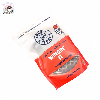 Lulu's Kitchen Kangaroo Wings 2 Pack Healthy Chews For Dogs