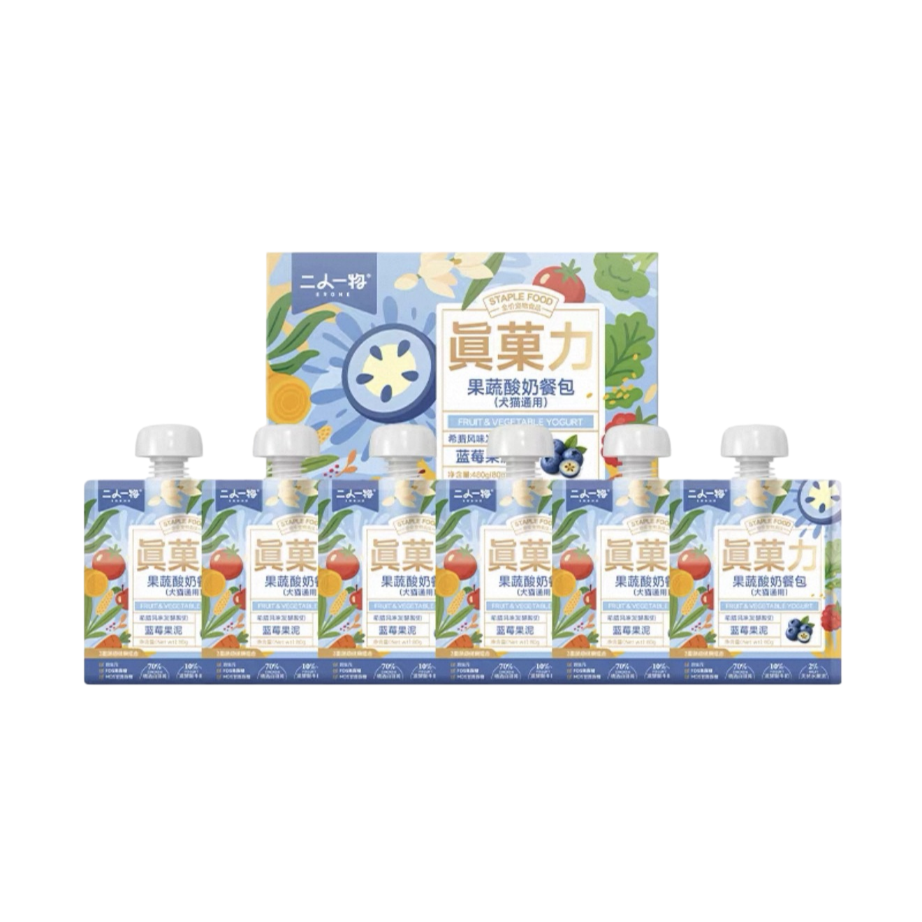 ERONE Yogurt Chicken Purée Pouch (Multi-Flavor)