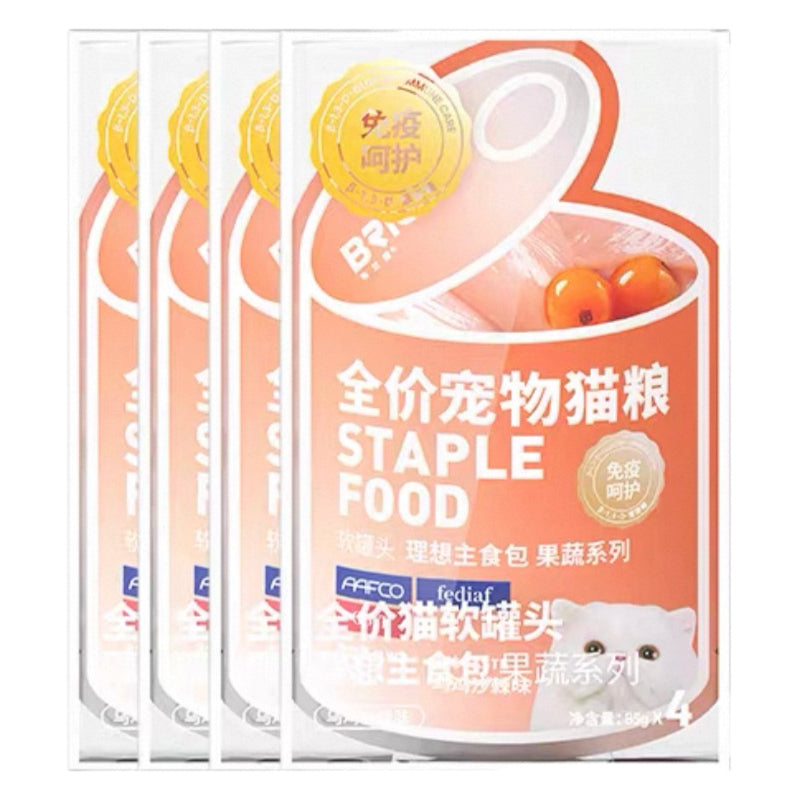 Bright Chicken with Fruits & Vegetables Complete & Balanced Meal Pouch