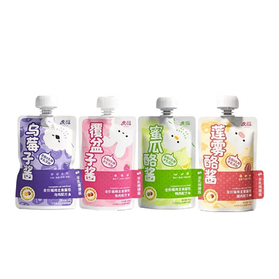 Chicken/Rabbit/Pork Goat Milk & Fish Roe Pouch Wet Food For Cat