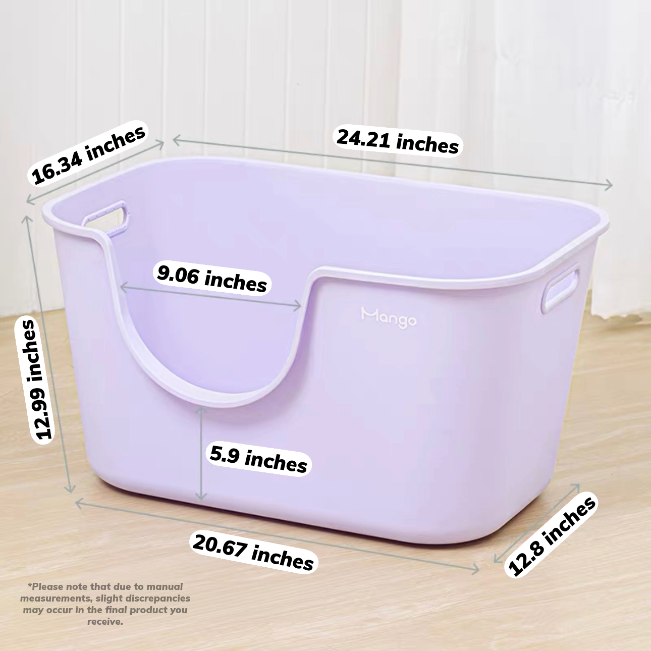 Butter Litter Box XL Set | Extra Large Litter Box with Accessories