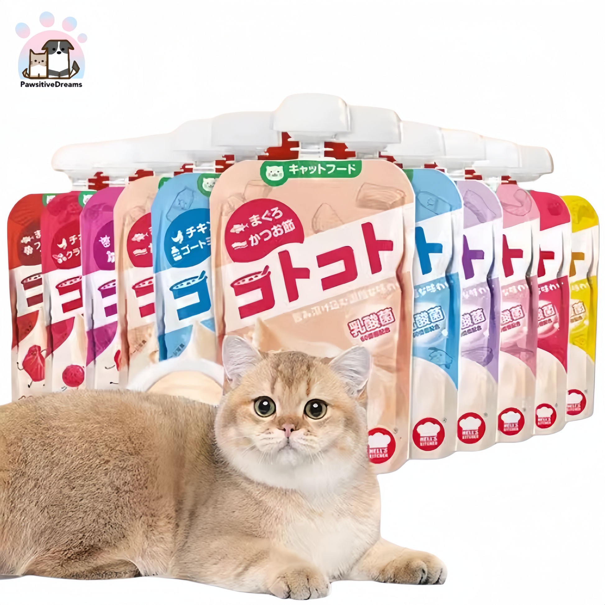 Hell's Kitchen Kotokoto Cat Treat Food Topping for Nutritional Hydration - Pawsitive Dreams