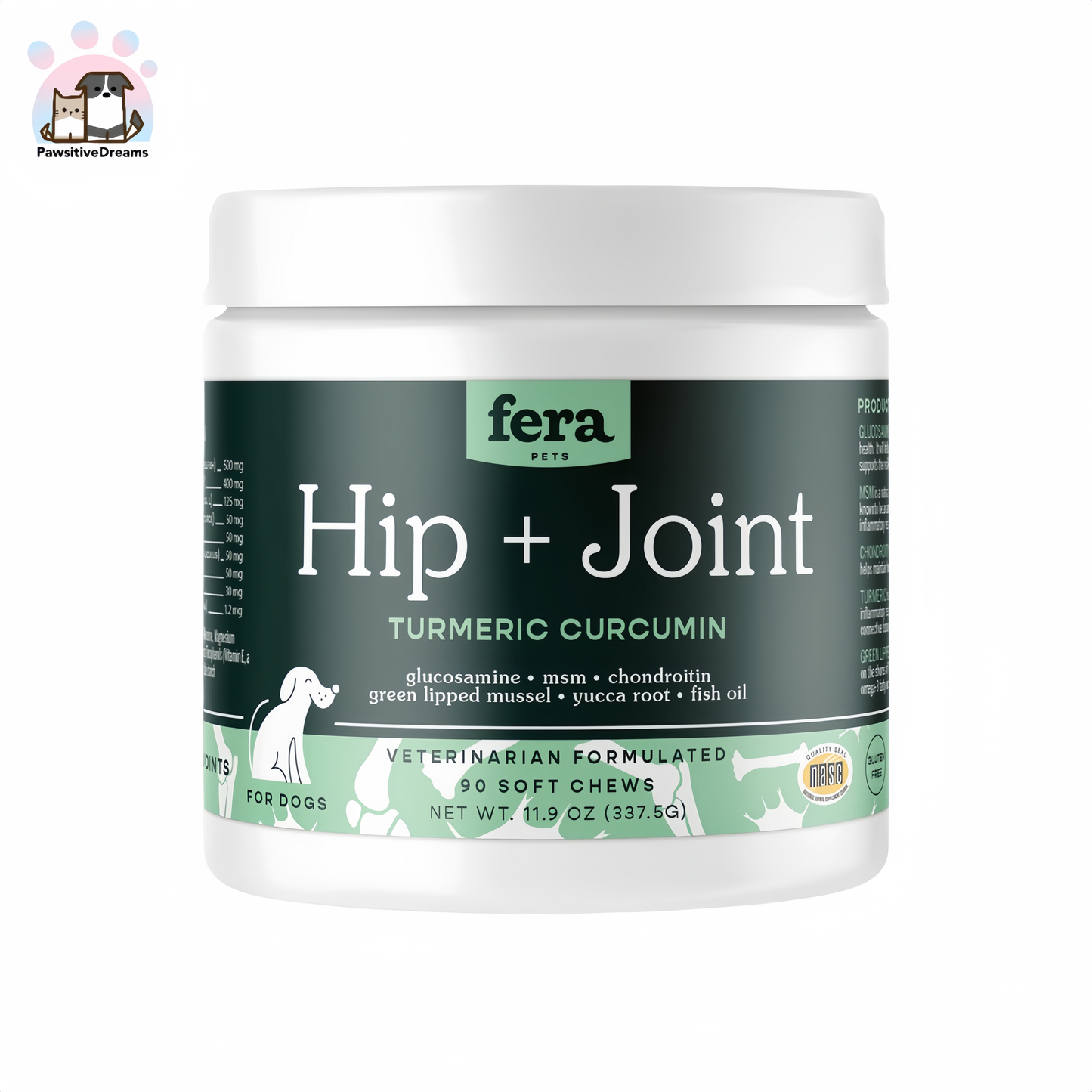 Fera Hip + Joint Support for Dogs