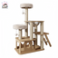 Morden Wooden Extra Large Multi-Level Cat Tree With Cat Scratching Posts, Dangling Balls - Pawsitive Dreams