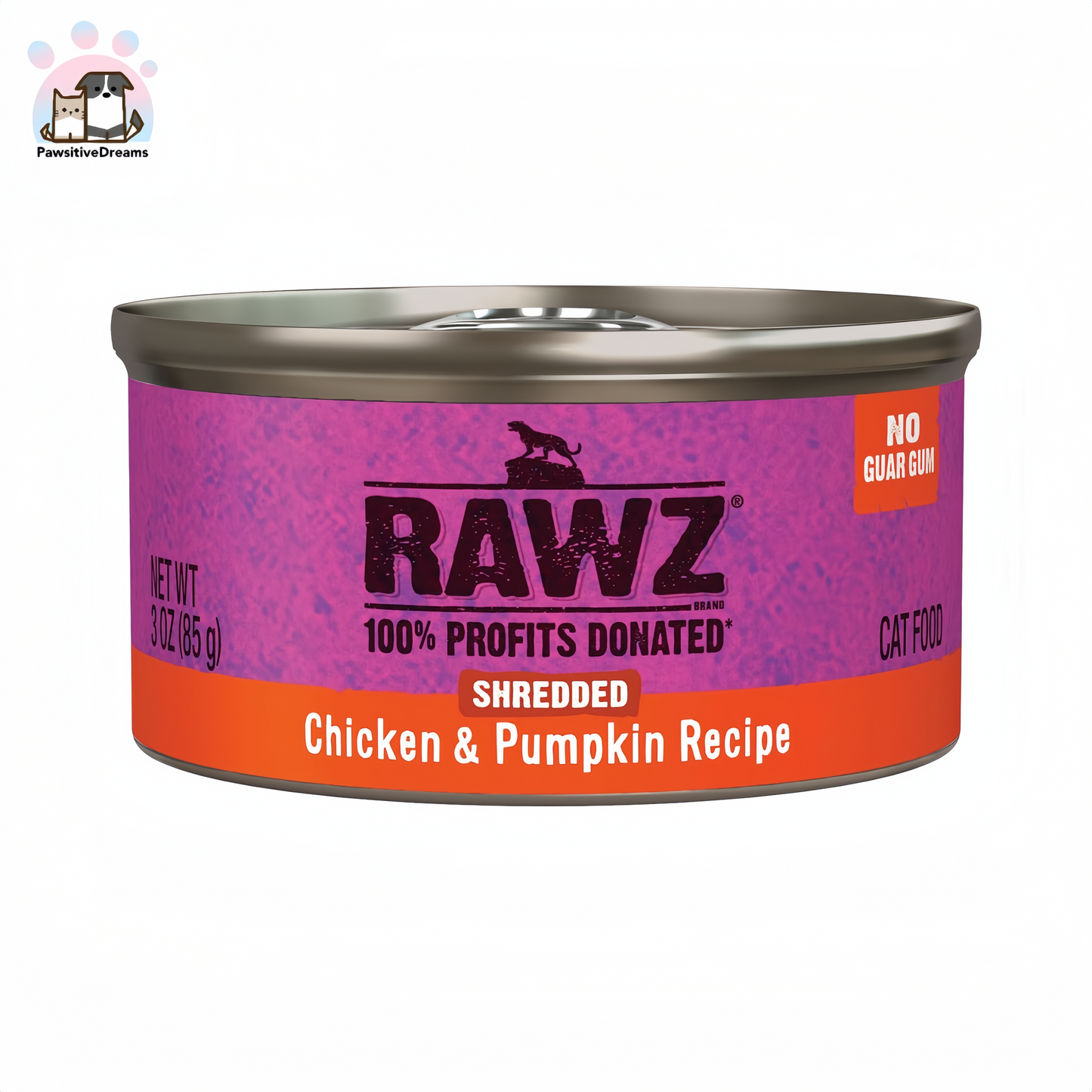 Rawz Natural Premium Shredded Canned Cat Wet Food