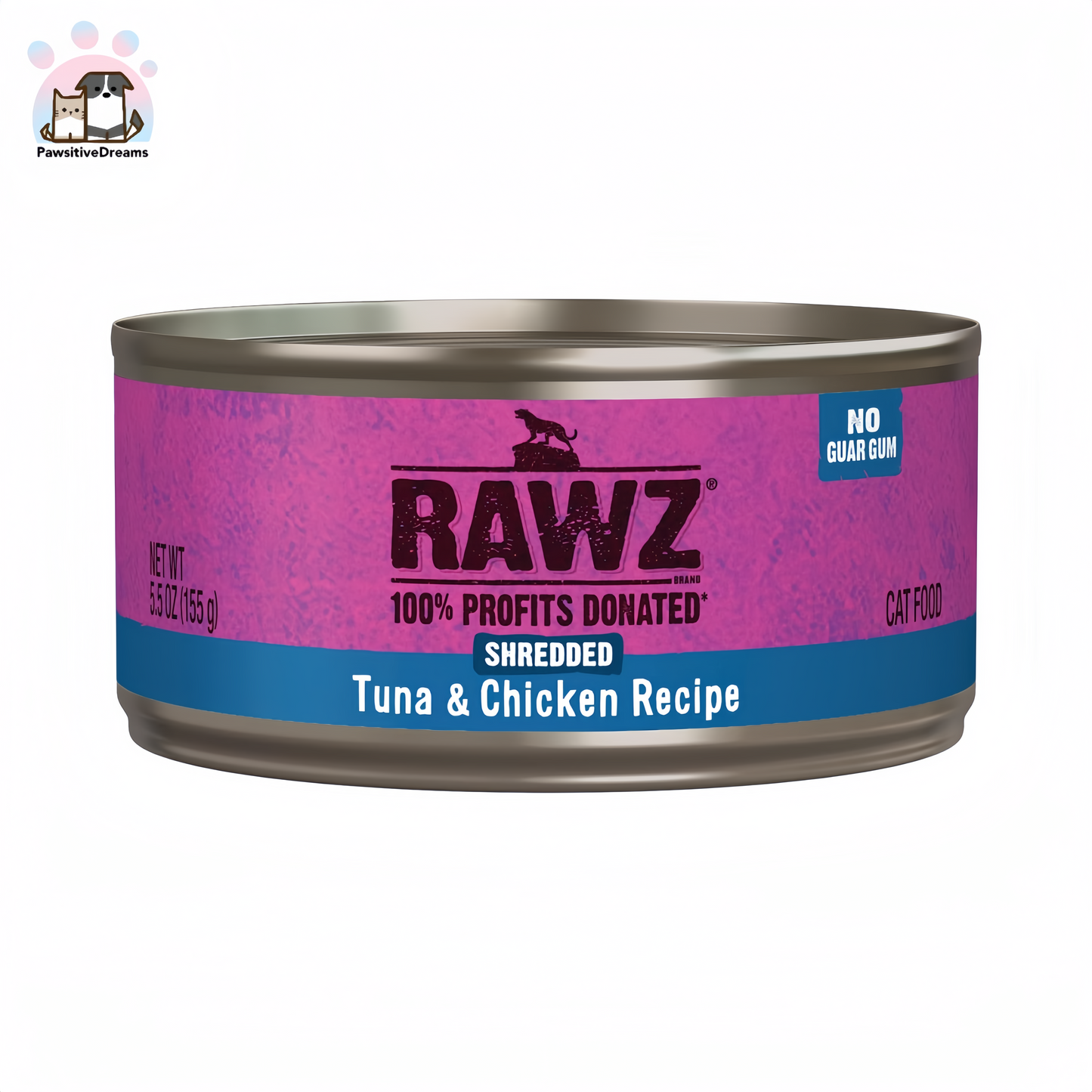 Rawz Natural Premium Shredded Canned Cat Wet Food