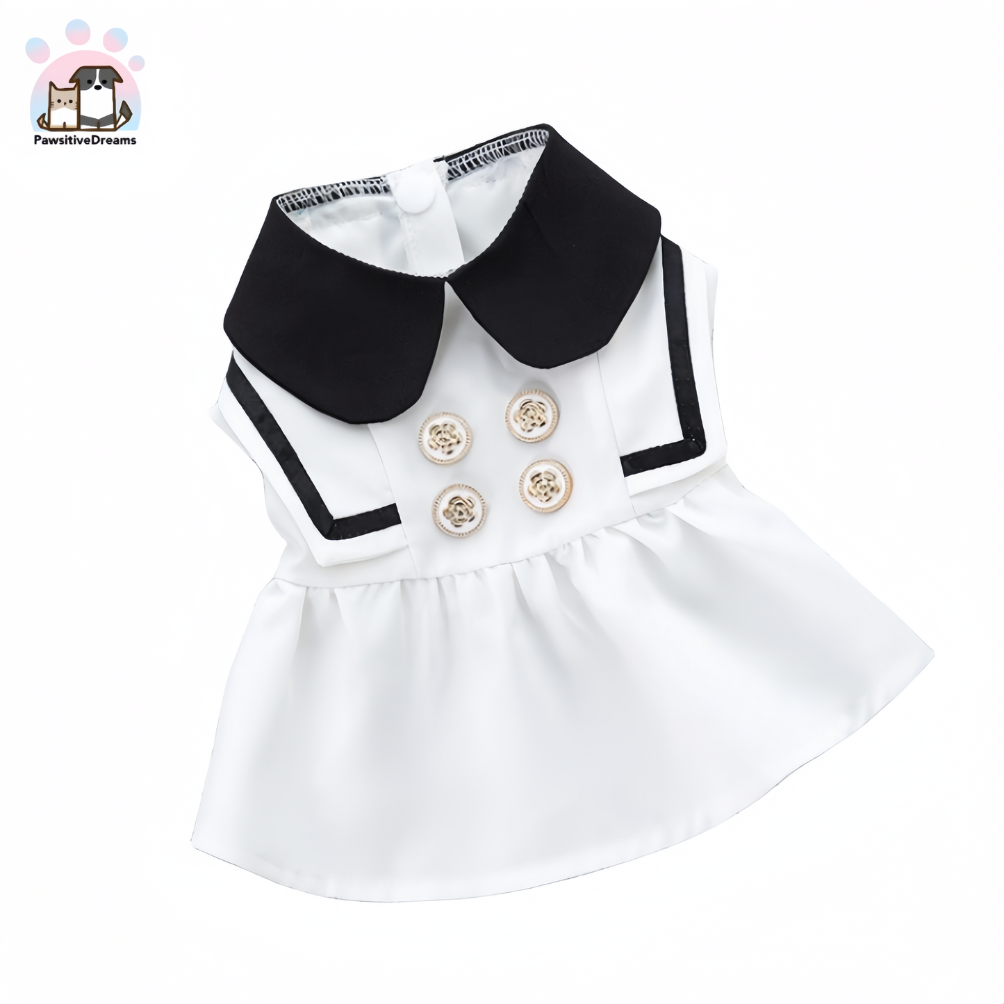 Hipidog Chanel Style Dress For Cat & Small Dog - Pawsitive Dreams