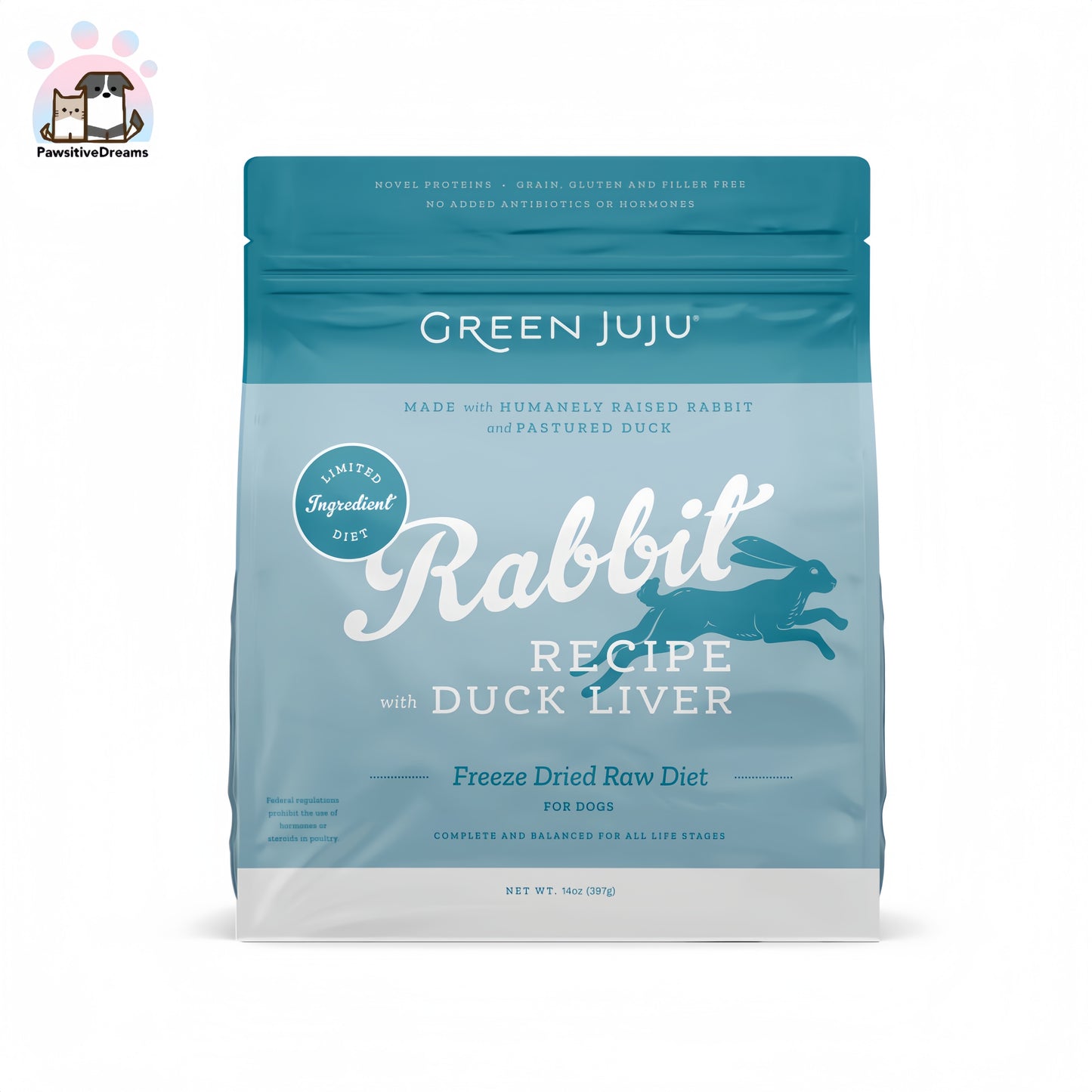 Green Juju Freeze-Dried Raw Diet Dog Food