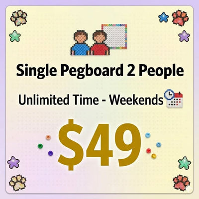 Perler Beads Activity - Single Board(Unlimited Time)