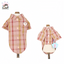 Accope Summer Cotton Plaid Shirt With Bear Pattern For Cat & Small Dog - Pawsitive Dreams