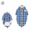 Accope Summer Cotton Plaid Shirt With Bear Pattern For Cat & Small Dog - Pawsitive Dreams