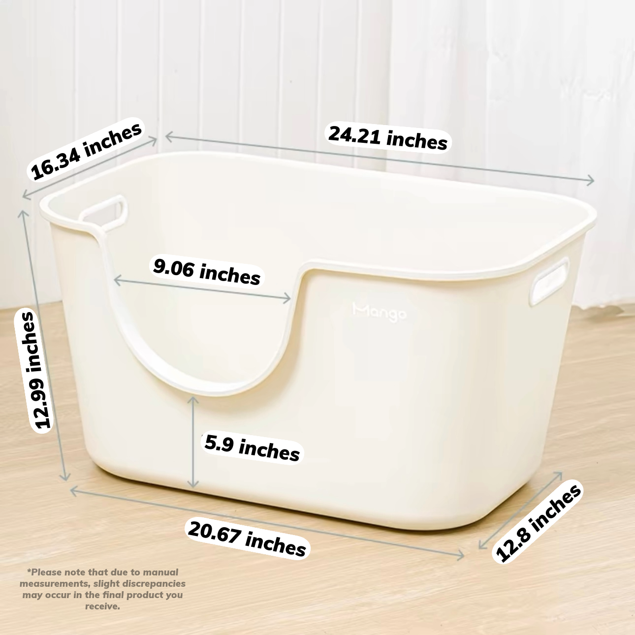 Butter Litter Box XL Set | Extra Large Litter Box with Accessories