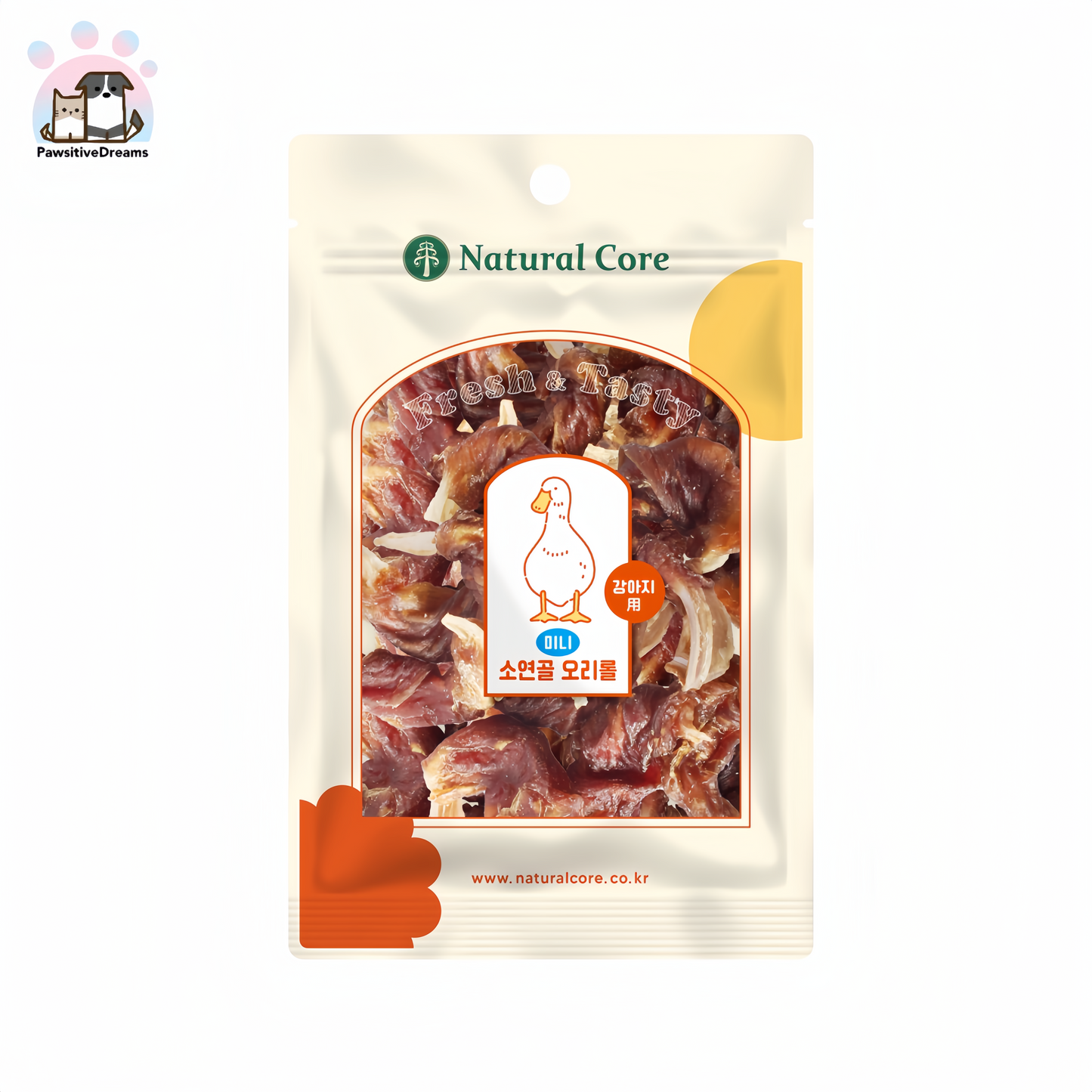 Natural Core Duck Wrapped Beef Cartilage Dog Treat