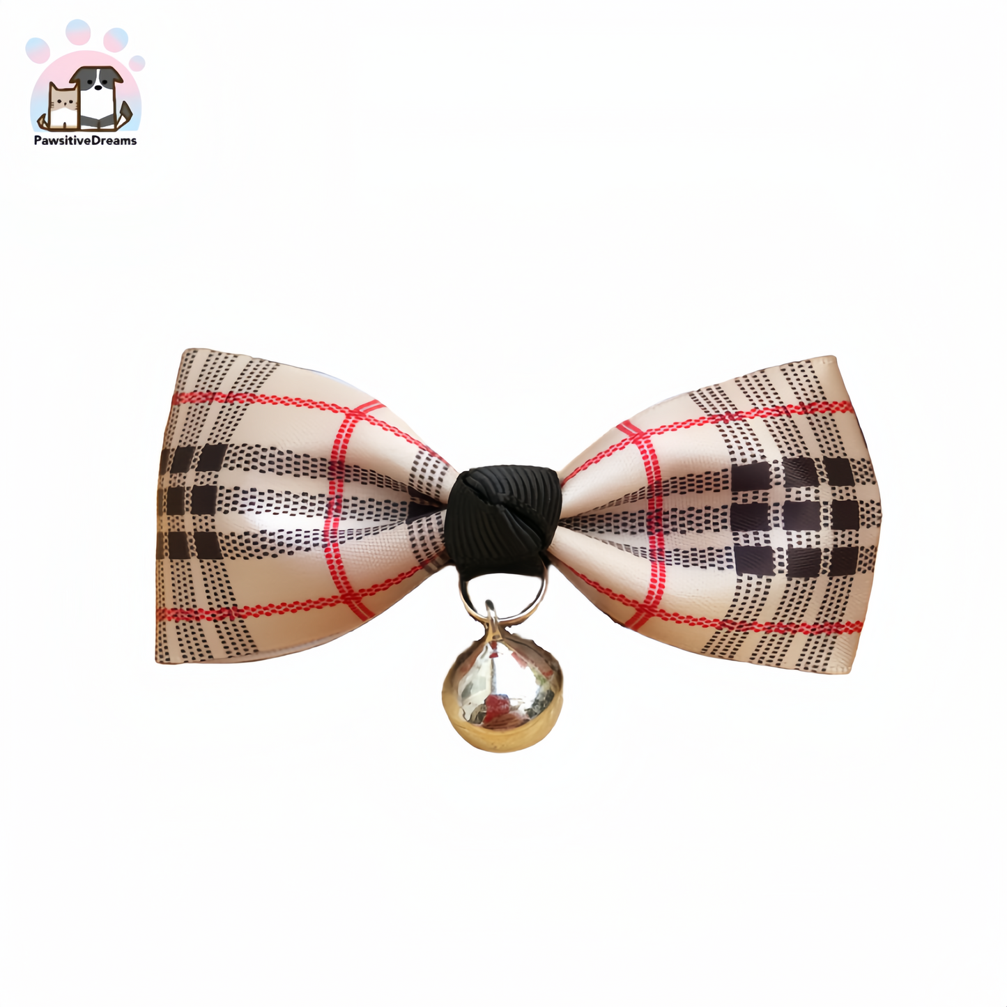 Hanbeibei Handmade Polyester Bow Tie With Bell For Cat and Dog - Pawsitive Dreams