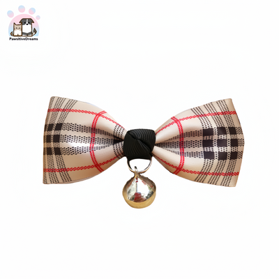 Hanbeibei Handmade Polyester Bow Tie With Bell For Cat and Dog - Pawsitive Dreams