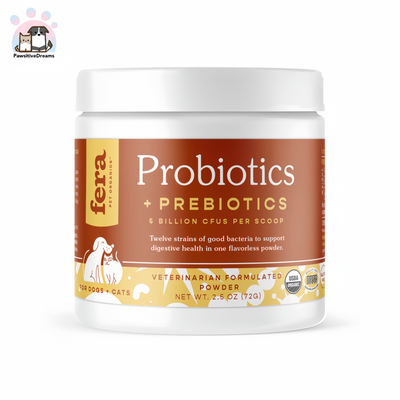 Fera USDA Organic Probiotics with Prebiotics For Dog and Cat