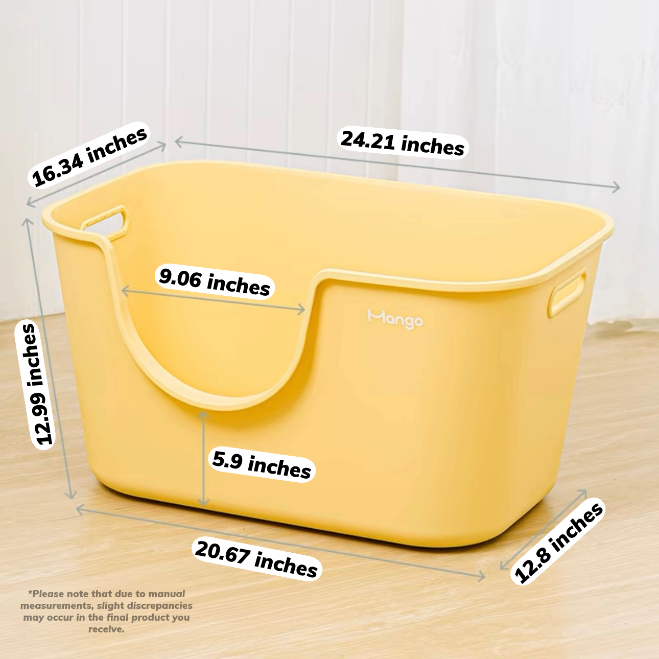 Butter Litter Box XL Set | Extra Large Litter Box with Accessories