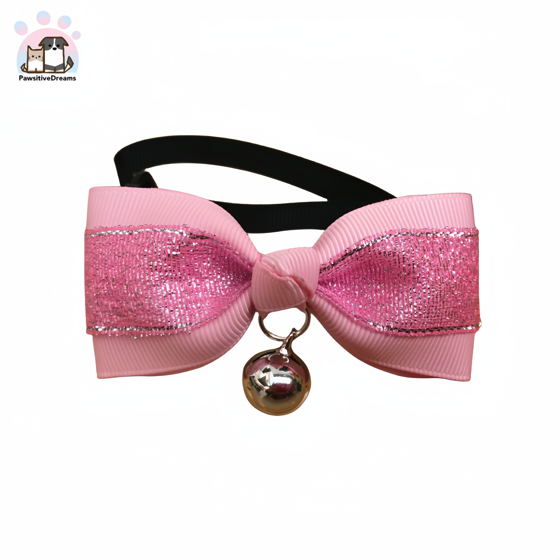 Hanbeibei Handmade Polyester Bow Tie With Bell For Cat and Dog - Pawsitive Dreams