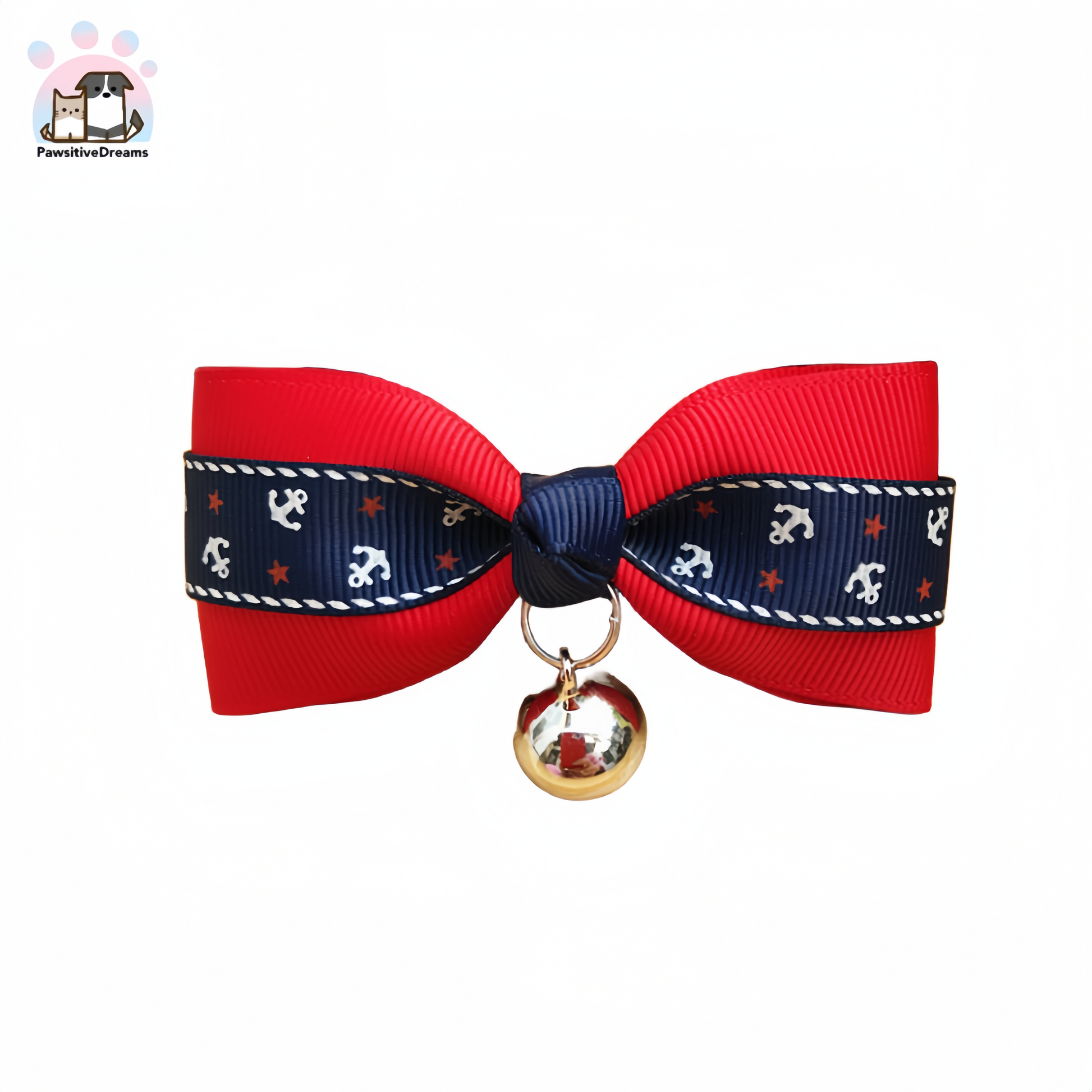 Hanbeibei Handmade Polyester Bow Tie With Bell For Cat and Dog - Pawsitive Dreams