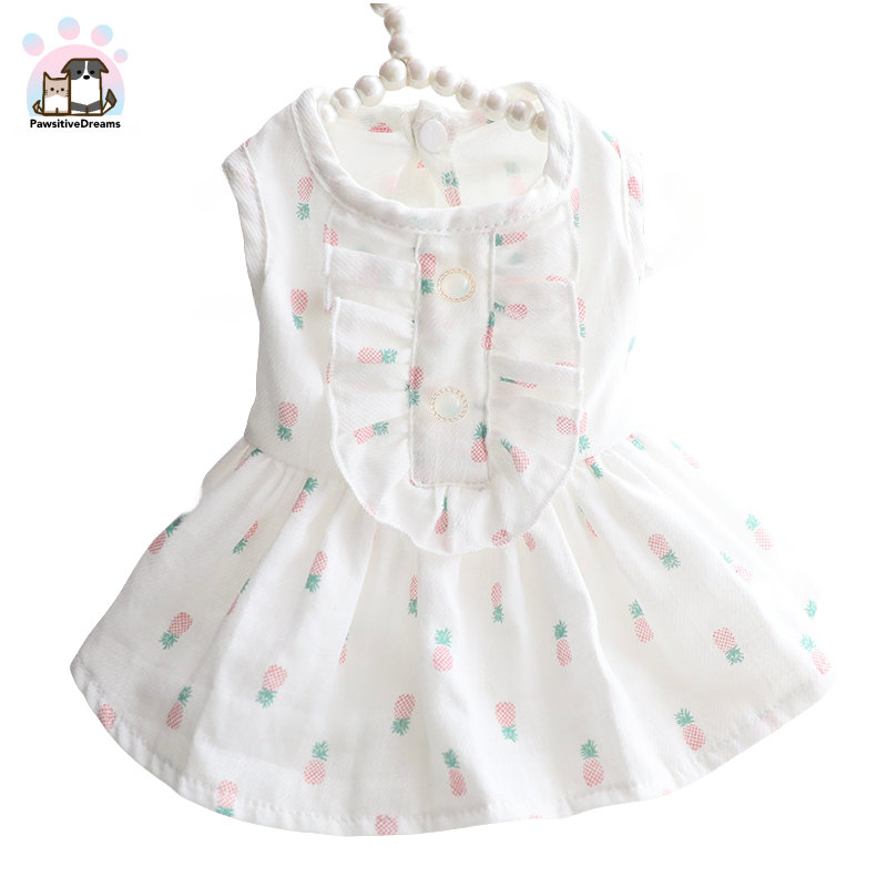 Accope White Court Style Princess Dress For Cat & Small Dog - Pawsitive Dreams