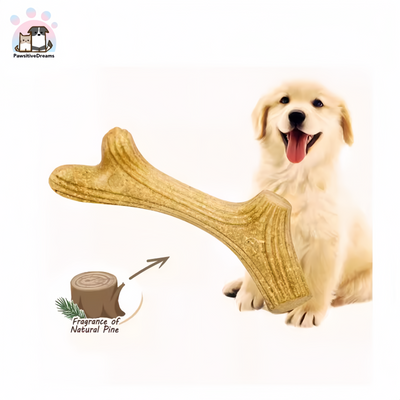 Deer Antler Chew Toy for Puppies - Durable Bite-Resistant Dog Toy - Pawsitive Dreams