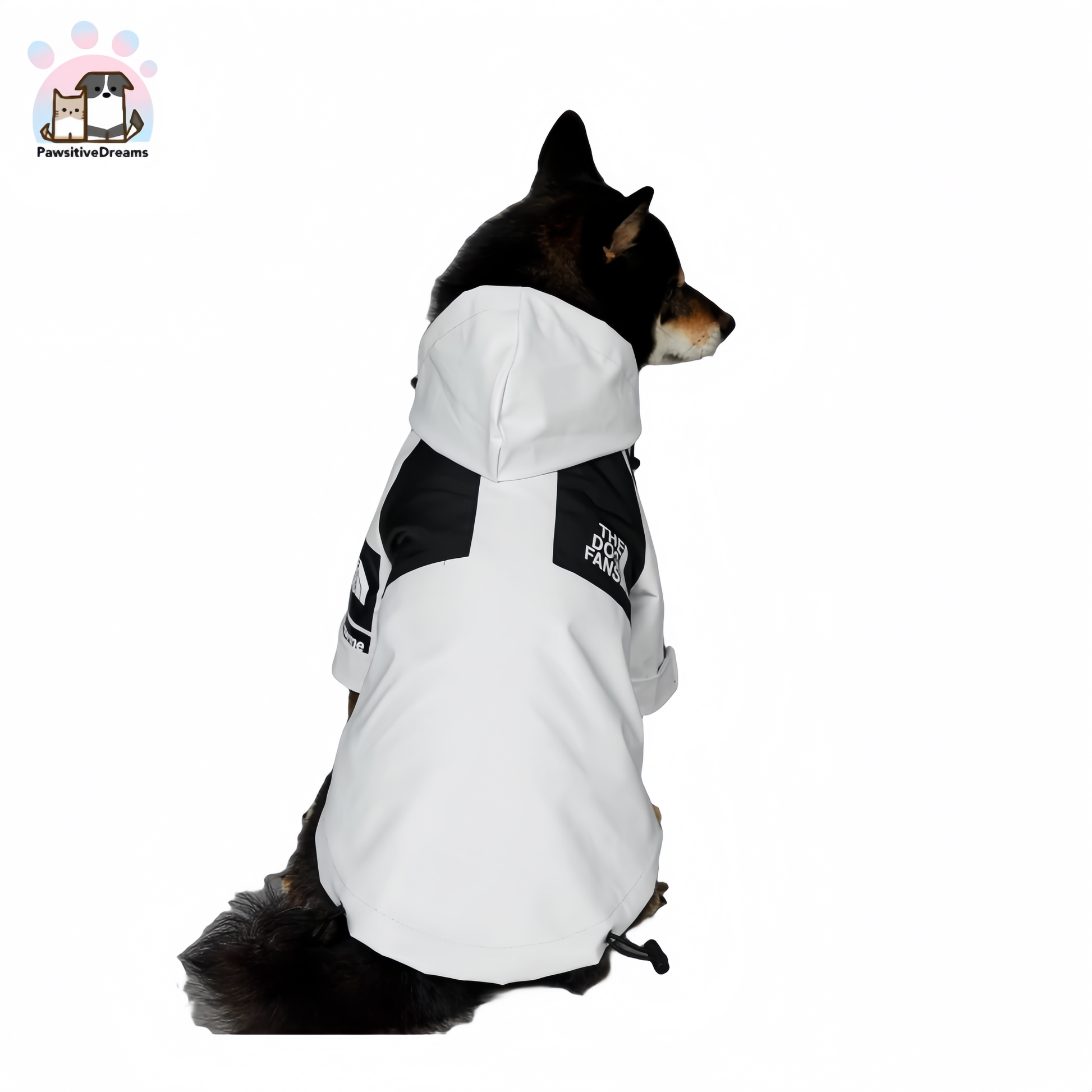 Luka Windproof and Waterproof Rain Jacket for Medium to Large Dogs - Pawsitive Dreams