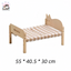 MewooFun Durable Wooden Structure Bed For Cat & Dog, Stackable Beds for More Pets - Pawsitive Dreams