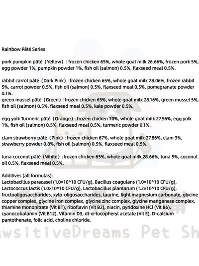 Furry Tail Rainbow Pate Cat Wet Food Chicken/Rabbit/Pork Formula for Cat