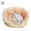 Seasonal Crown Pattern Rectangular Bolster Cat & Dog Beds - Pawsitive Dreams