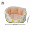 Seasonal Crown Pattern Rectangular Bolster Cat & Dog Beds - Pawsitive Dreams