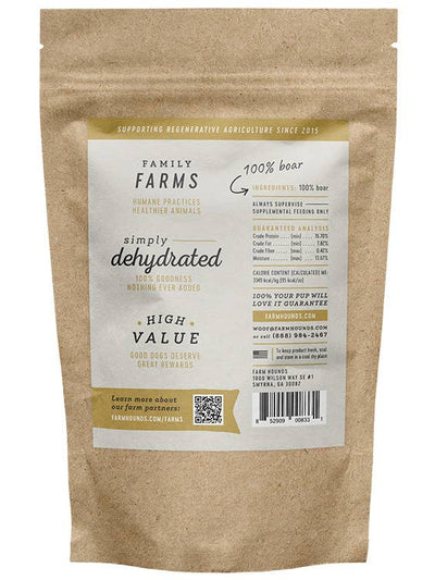 Boar Jerky Strips Dog Treats - All-Natural - 4.5oz