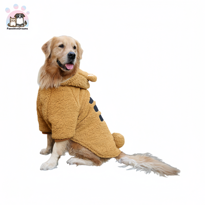 Cute Animal Suit Xinjiang Long-Staple Cotton for Samoyed, Medium to Large Dogs, Golden Retriever, Labrador - Pawsitive Dreams