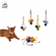 ZEZE Sisal Colorful Cat Toy Balls, Self-Entertaining Boredom Relief for Cats - Pawsitive Dreams