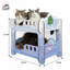 Tinypet Double-Layer Large Cat Scratching Post Bunk Beds for Cat - Pawsitive Dreams