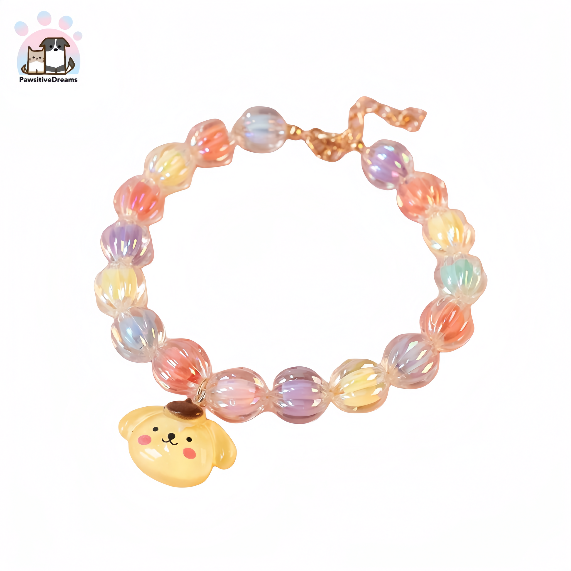 MeowSix Sanrio DIY Handmade Colorful Pet Necklace For Cat and Dog - Pawsitive Dreams