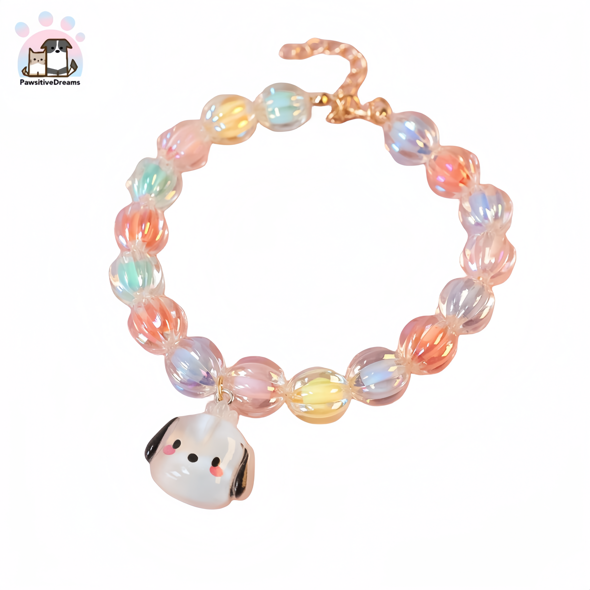 MeowSix Sanrio DIY Handmade Colorful Pet Necklace For Cat and Dog - Pawsitive Dreams